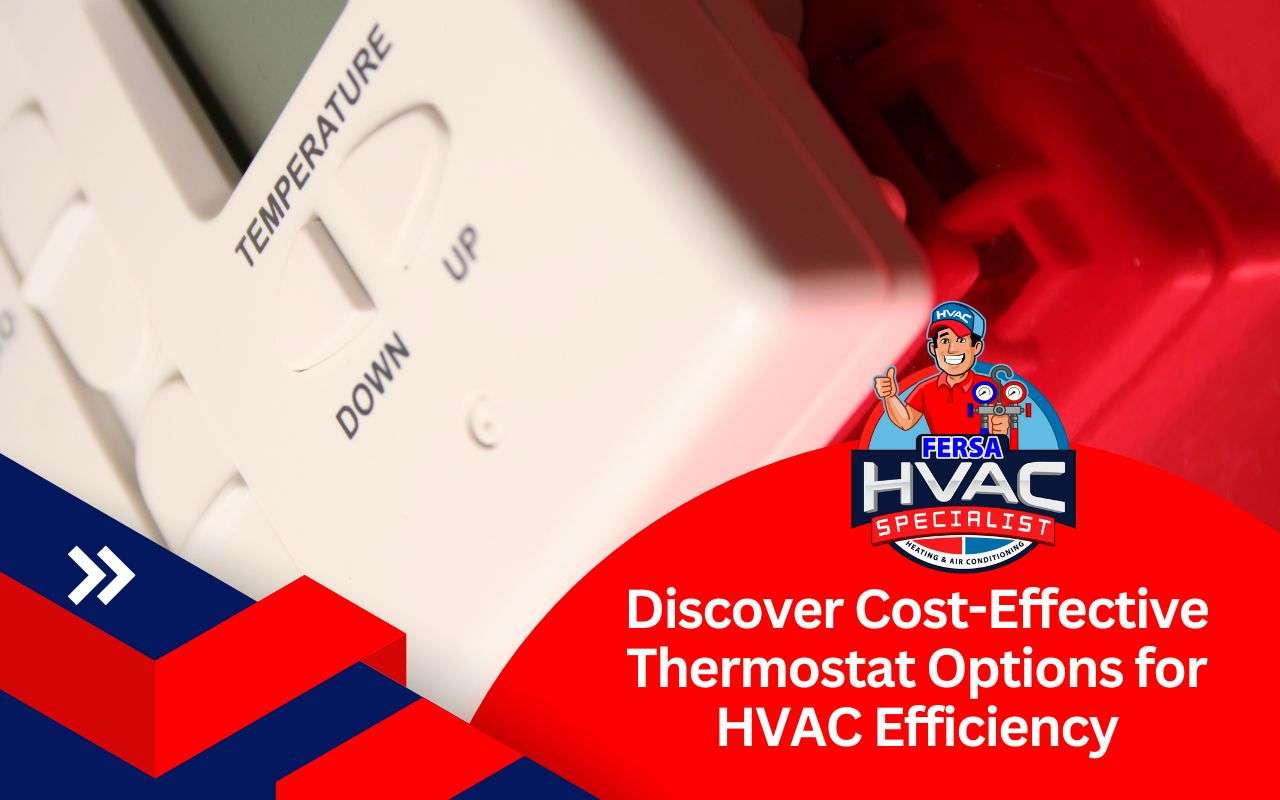 Affordable thermostat options for HVAC efficiency