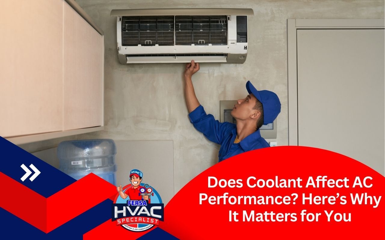 Technician checking AC refrigerant levels in Mesquite, TX