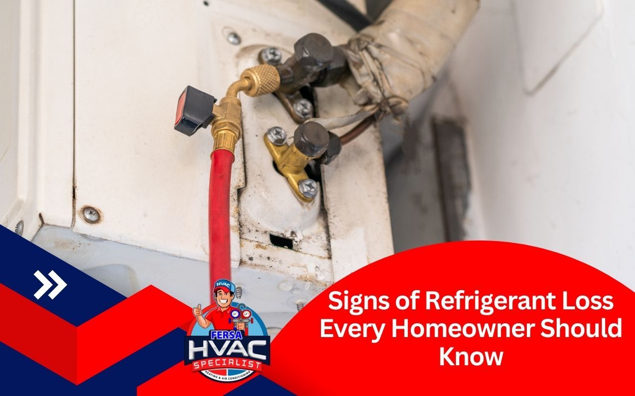 Refrigerant charging hose connected to outdoor air conditioning unit