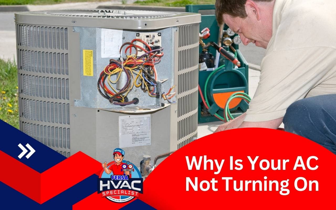 Air conditioner not turning on due to tripped circuit breaker