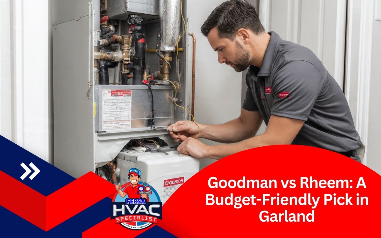 Goodman vs Rheem for budget-friendly installs in Garland comparison for Garland TX homeowners