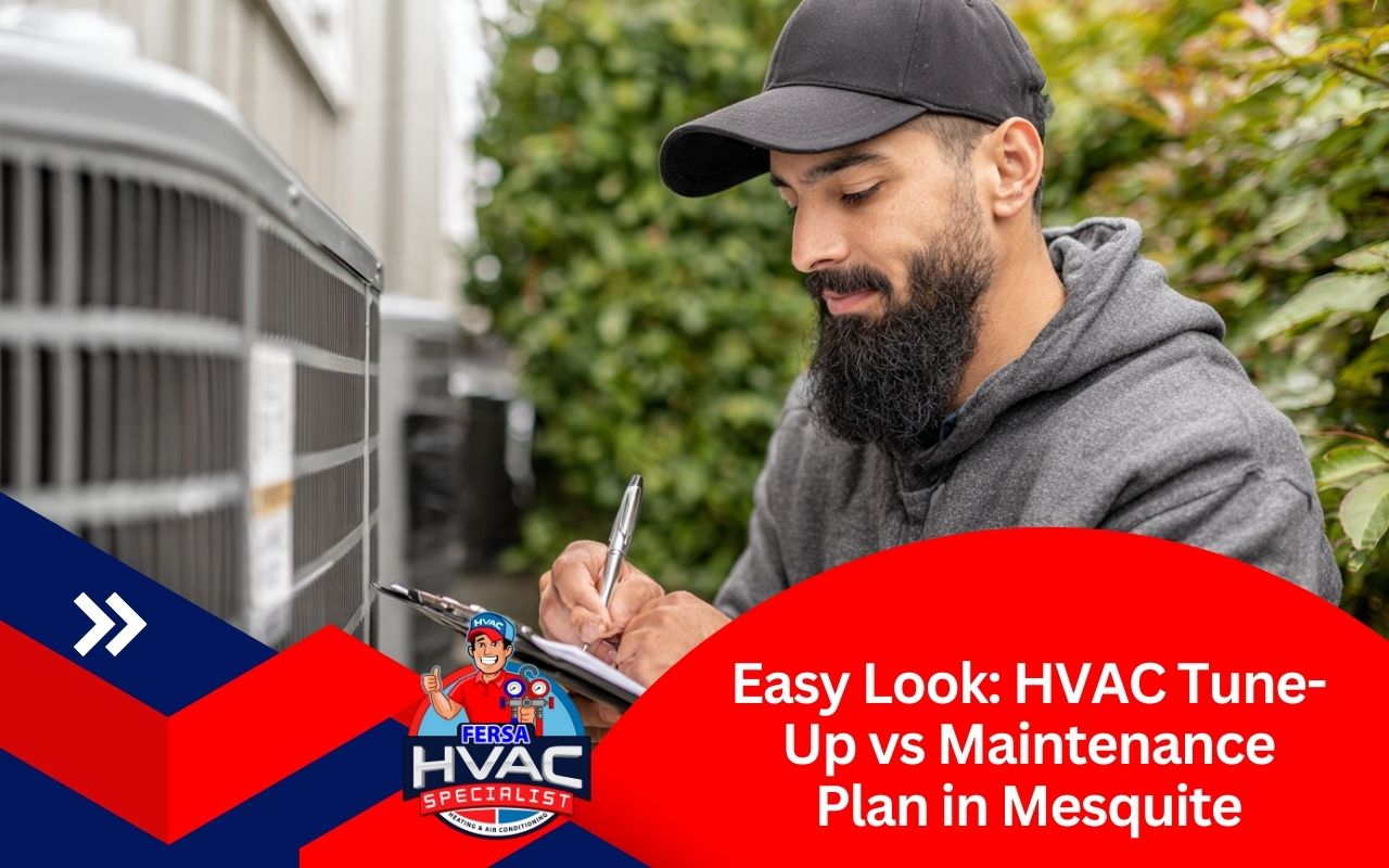 HVAC tune-up vs maintenance plan: which is smarter in Mesquite? checklist for seasonal system care