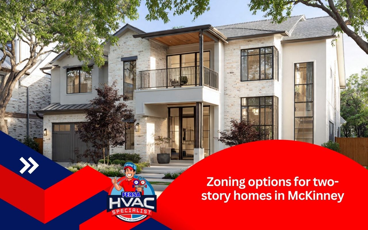 Zoning solutions for two-story homes in McKinney that improve comfort balance on both floors
