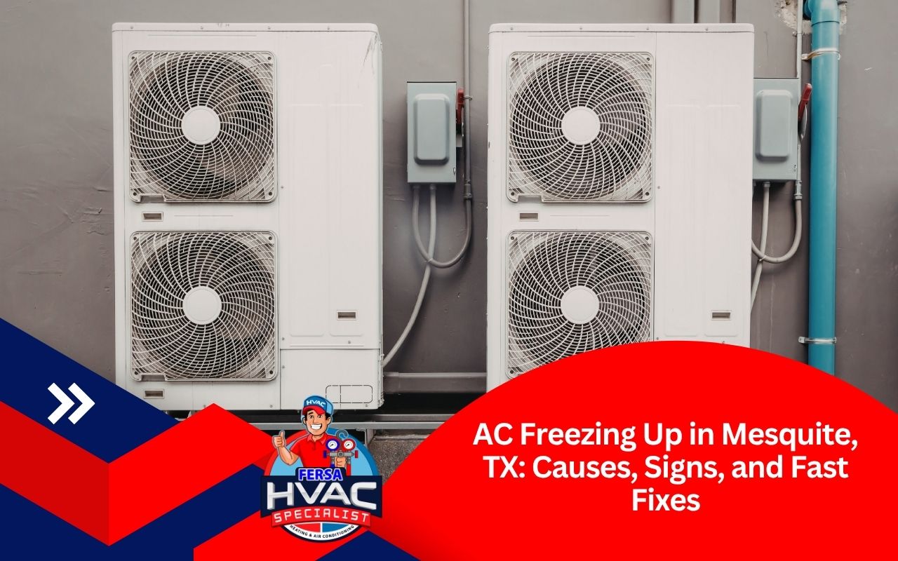 How an AC gets better after freezing up in Mesquite, TX with FERSA assistance