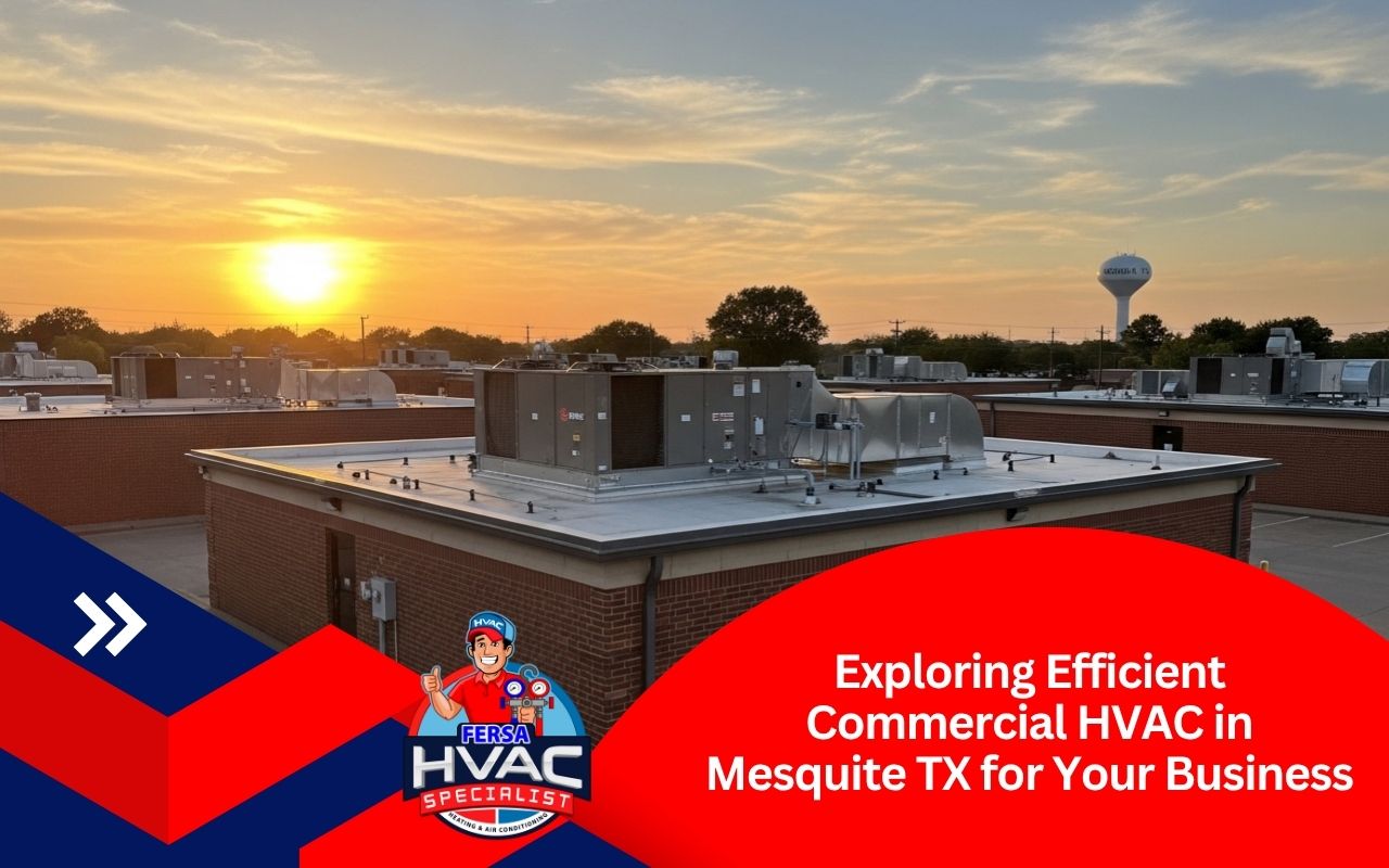 Commercial HVAC in Mesquite, TX system for a local business
