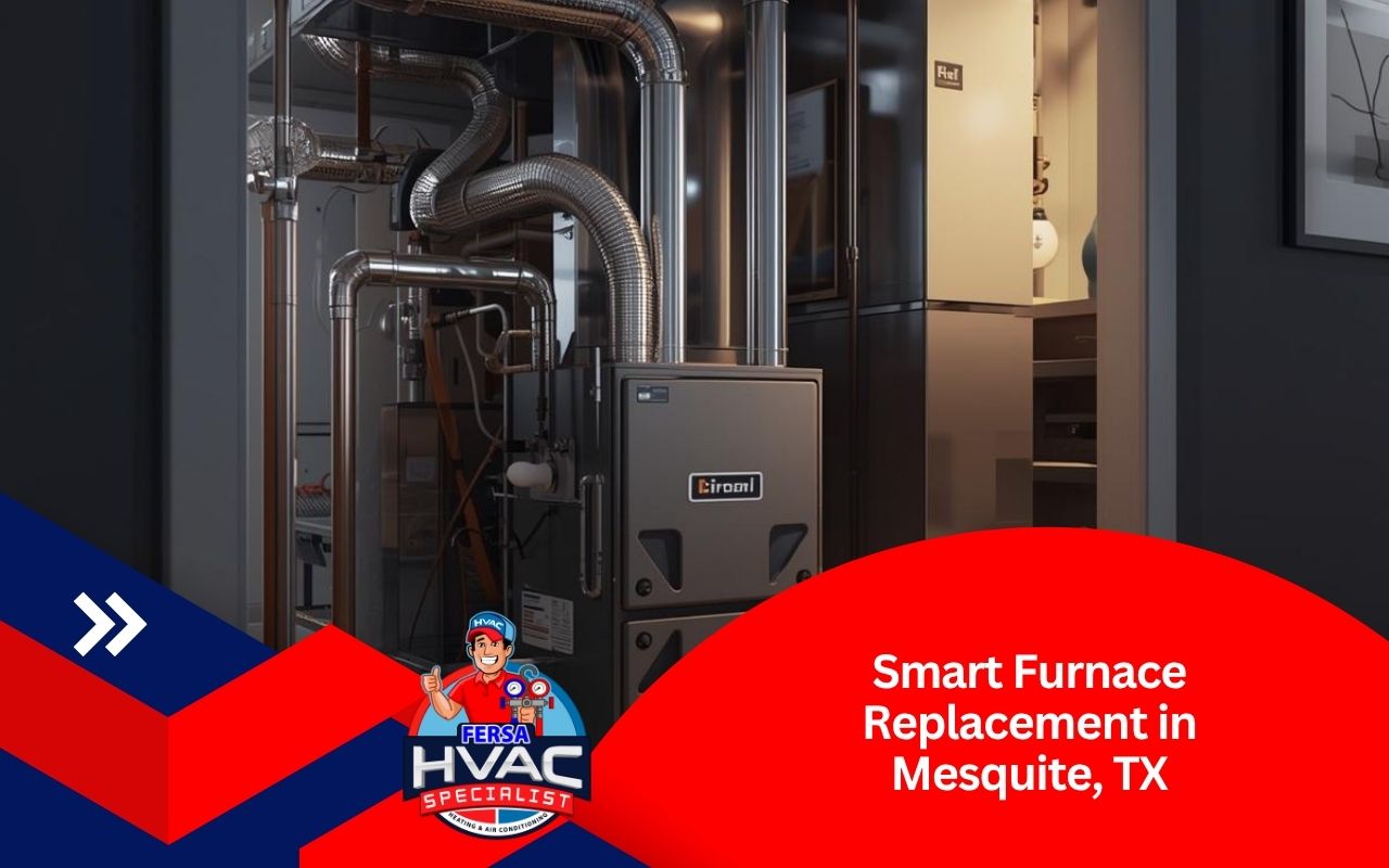 furnace replacement in Mesquite, TX with professional installation