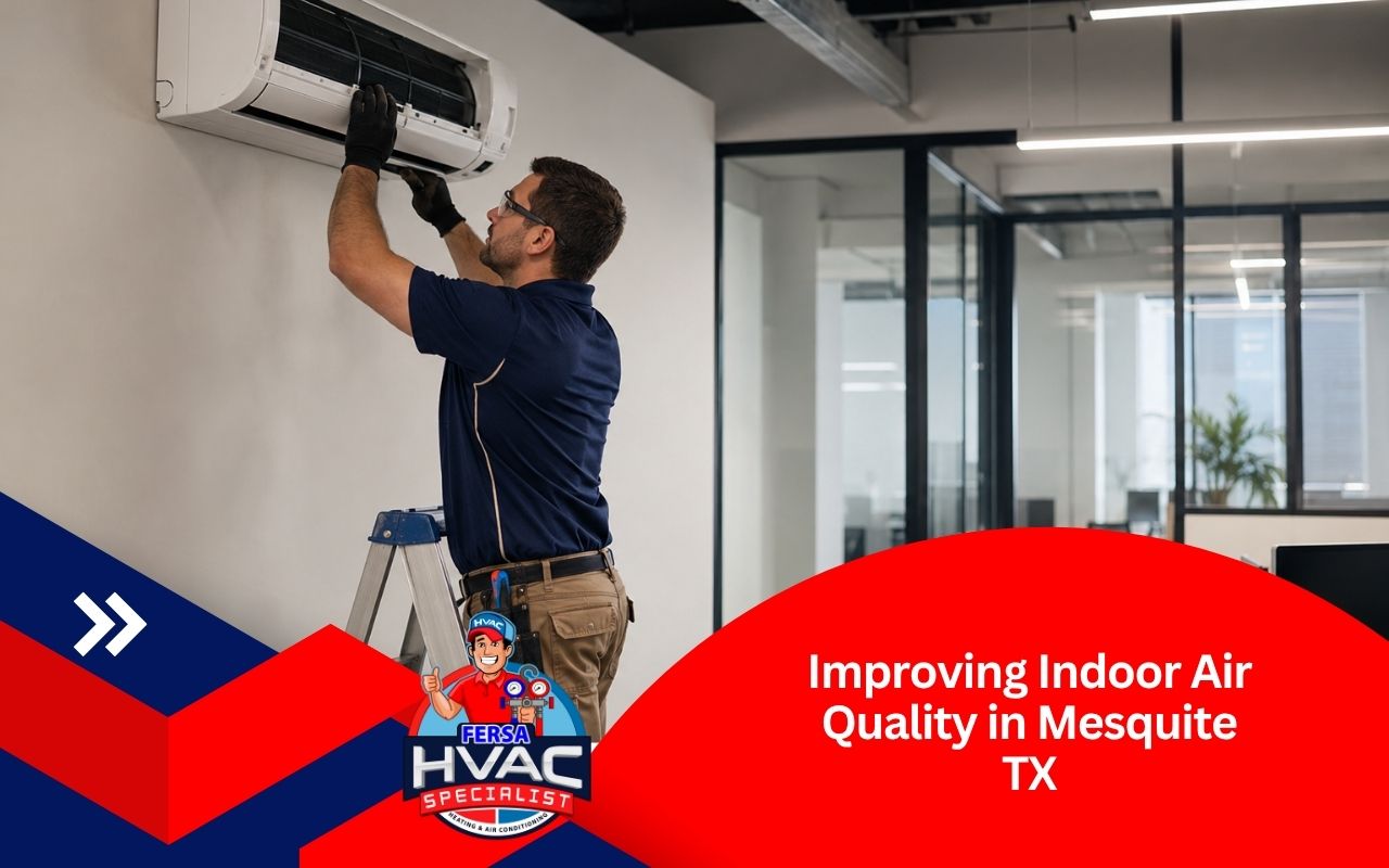 Air quality testing for indoor air quality in Mesquite TX
