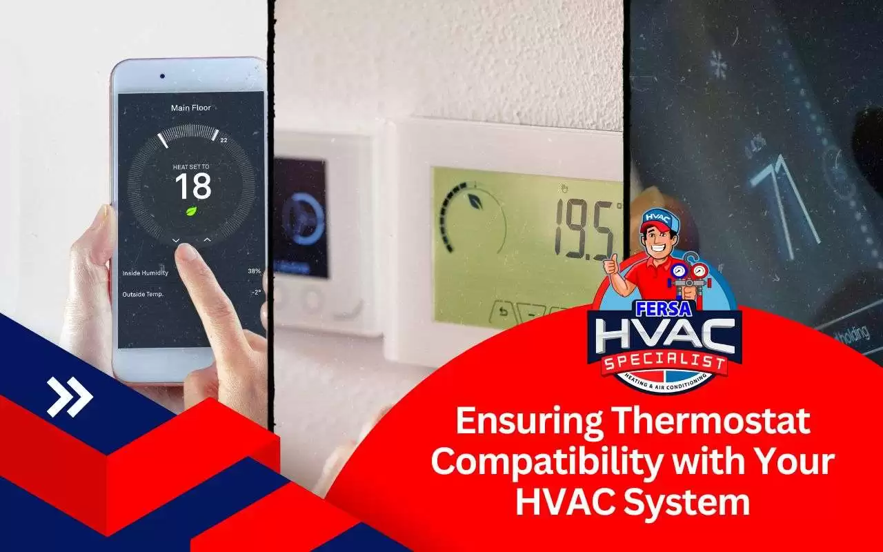 Checking HVAC system compatibility with thermostat