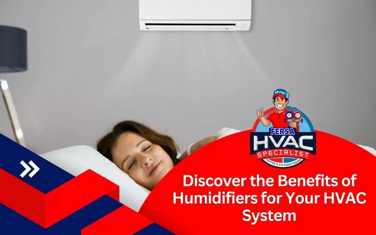 Humidifier improving indoor air quality through HVAC systems